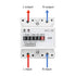 Single Phase Two Wire Energy Meter 4P LED Din Rail Electricity Power Voltmeter Ammeter Voltage Amp Kwh Meter Multimeter