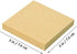 Sticky Notes 3"×3", 12 Pads Self-Stick Notes, 100 Sheets/Pad, Post Notes for Study, Work, Daily Life (White & Brown)