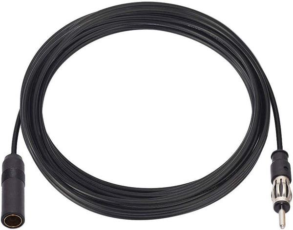 BINGFU Car FM AM Radio Antenna Extension Cable 20 feet Cord DIN