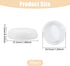 36 CHGCRAFT Pcs Round Chair Leg Floor Protectors Folding Chair Leg Caps Chair Replacement Foot Caps for Furniture Leg