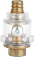 Oiler Lubricator, 1/4" BSP Mini In Line Air Tool Oil Lubricator for Pneumatic Tool Air Compressor Pipe