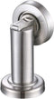 Magnetic Door Stopper, Heavy Duty Metal Door Holder with Magnet, Wall or Floor Mount, Brushed Nickel for Home Office