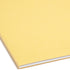 Smead 100% Recycled Fastener File Folder, Letter Size, Yellow, 50 per Box (12941)
