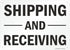 SmartSign-S-5803-AL-14 "Shipping And Receiving" Sign | 10" x 14" Aluminum Black on White