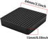 Non Slip Furniture Pads, SAFYY Square Rubber Anti Skid Caster Cups Leg Coasters, Couch, Chair, Feet, and Bed Stoppers with Anti-Sliding Floor Grip, Furniture Floor Protectors