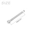 Shoulder Swing Lifting Bolt (M6x50mm) 10Pcs, 304 Stainless Steel Eye Bolts - for Home Renovation, Pipeline Gate Valves Fasteners, Silver