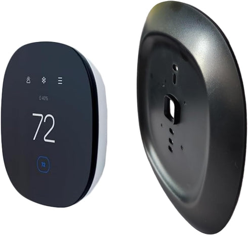 Thermostat Black Decorative Wall Trim Plate, Fits Ecobee3, Ecobee3 Lite, Ecobee4