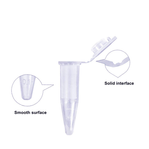 UoYu Microcentrifuge Tube with Snap Cap (0.2ml/100pcs)
