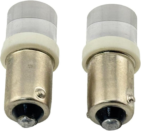 Rebaydo 2pcs Bulb BA9S 6 12 Dimmable 6000K;) LED Flat to Volt Compatible with DC (Color:Compatible with White