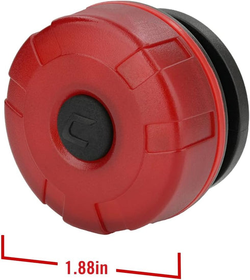 Coast SL1R USB Rechargeable Safety Clip Light, Multi-Mode Red Light, Adhesive Dual Mount for Running, Cycling, Job Site
