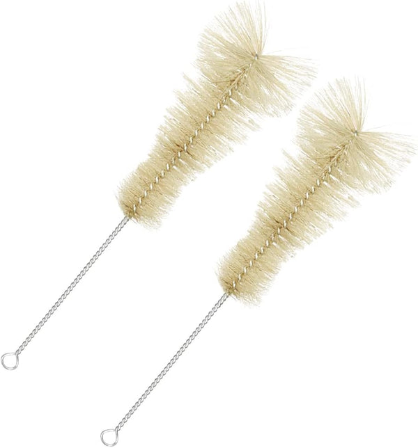 uxcell 2pcs Laboratory Test Tube, 250ml Conical Flask Cleaning Brush