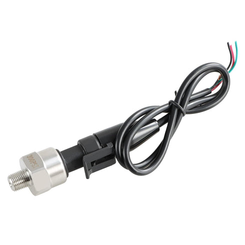 300 PSI Pressure Transducer Sensor with Connector Harness, Stainless Steel 1/8"NPT Thread for Oil Fuel Water Air