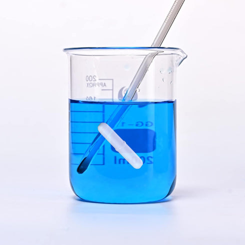 LABALPHA 6Pcs PTFE Magnetic Stirrer Mixer Stir Bar, 50mm/1.96 inch