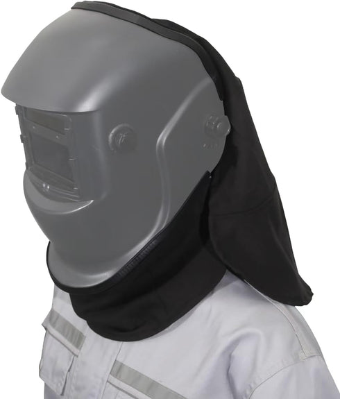 YCD 2 Piece Welding Helmet FR Cotton Front Bib & Rear Extended Hood