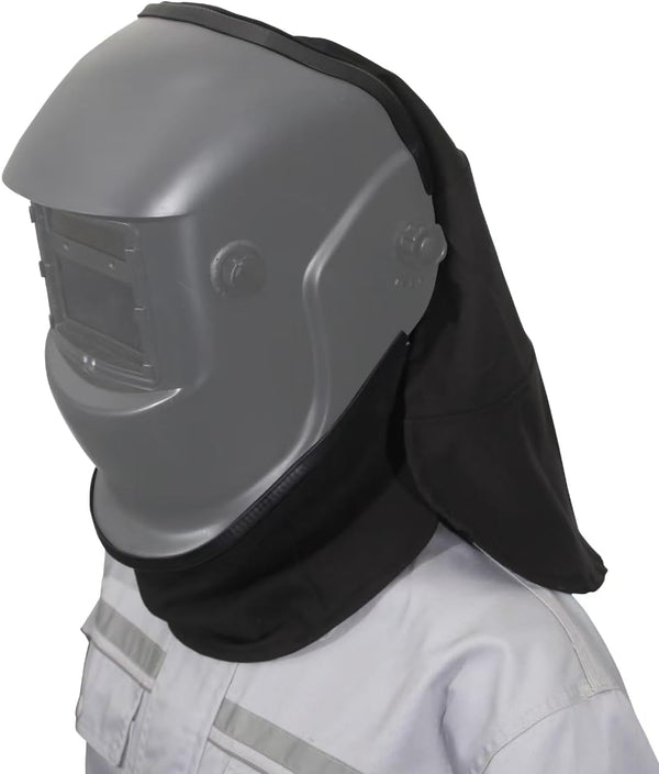 YCD 2 Piece Welding Helmet FR Cotton Front Bib & Rear Extended Hood