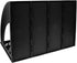 SAYEEC File Holder Storage Folder, 4 Compartment Standing Desktop Organizer for Office School Supplies