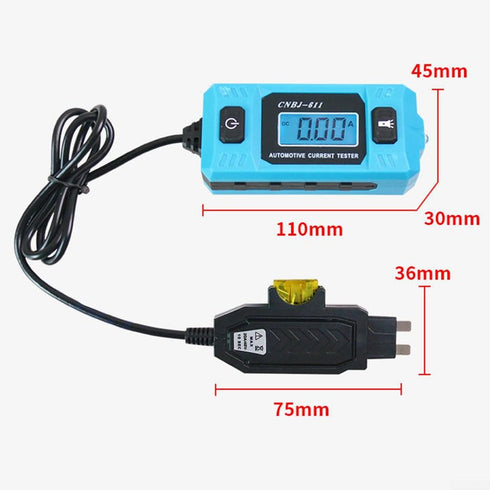 CNBJ-611 CNBJ-611 Car Circuit Tester Fuse Tester, Automotive Current Tester Blade Fuse, with LCD Screen Blue Backlight