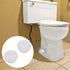 4 Packs Universal Toilet Bolt Caps, Round Plastic Push-On Toilet Bowl Bolt Caps Covers, White Color