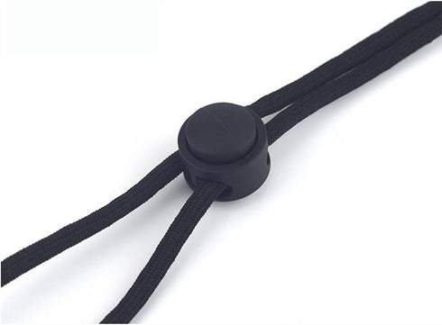 YOUOWO 5 Pack Adjustable Nylon Lanyards for USB Flash Drive, Cell Phone, Key, iPod, MP3, MP4, ID Card Badge (Black)