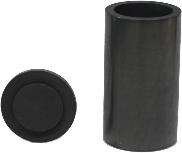 OTOOLWORLD Smelting Lab Graphite Crucible with Cover, 45MM X 80MM