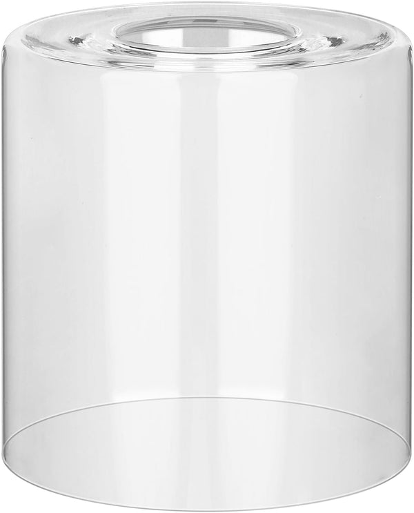 Zarbitta 1 Pack Clear Glass Lamp Shade Replacement, 5.7" H, 4" D,