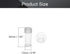 Othmro 50Pcs 5ml Plastic Lab Cylindrical Chemical Reagent Bottle, Wide Mouth Laboratory Reagent Bottle, Sample Sealing Liquid Storage Container for Food Store White Translucent by Othmro
