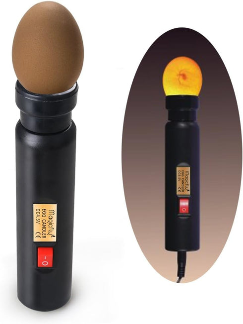 Magicfly Bright Cool LED Light Egg Candler Tester, Powered by Power Supply