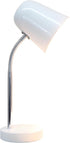 LD1075-OFF 15.28" Simple Designs Sleek Essentials Minimalist Metal Desk Task Lamp, for Office, Desk, Nightstand, Dorm