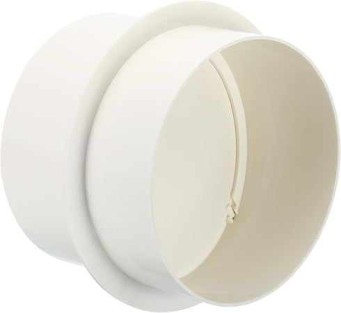 PATIKIL 6 Inch Backdraft Damper, PVC Ducting Hose Airflow Insert Backflow Preventer