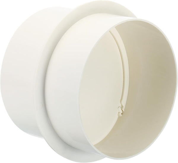 PATIKIL 6 Inch Backdraft Damper, PVC Ducting Hose Airflow Insert Backflow Preventer