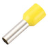 Baomain AWG 10/6.0mm² Wire Copper Crimp Connector, Insulated Ferrule Pin Cord End Terminal, Pack of 100, Yellow