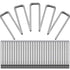 Jetec 40 Pieces Plantation Shutter Repair Kit, Replacement Louvers, Staples, Window Blind Tilt Rod Tools