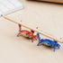 in,4PCS) DDRIC Cute Crab-Shaped Pen Holder, Realistic Desk Crab Pen Holder, Creative Funny Weightlifting Crabs Shaped