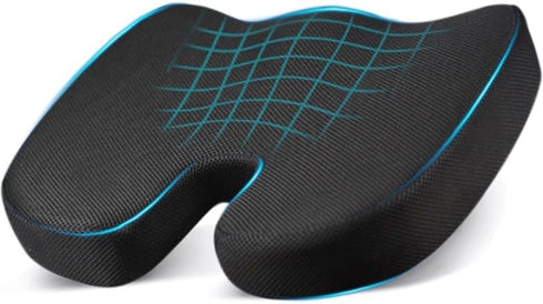 DITSONEO Memory Foam Seat Cushion for Office Chairs & Car Seat, Anti-Slip Ergonomic