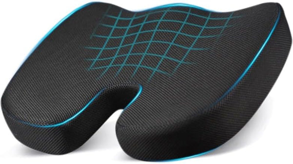 DITSONEO Memory Foam Seat Cushion for Office Chairs & Car Seat, Anti-Slip Ergonomic