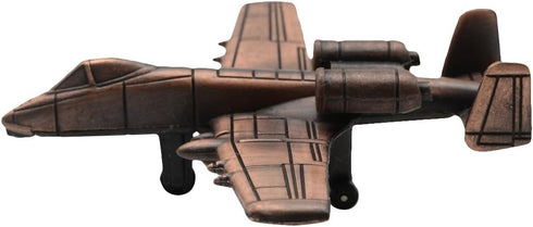 TREASURE GURUS, LLC A-10 Treasure Gurus USAF Model Warthog Plane Die Cast Pencil Sharpener