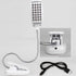 anso 28 Flexible USB Battery Power LED Light Clip-on Bedside Table Light Goose Neck Desk Lamp (White)