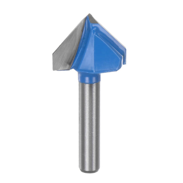 Router Bits 7/8" Dia 1/4" Shank 90 Degree V Type End Mill Carbide Tools for Woodworking, Carpentry, Engraving
