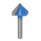 Router Bits 7/8" Dia 1/4" Shank 90 Degree V Type End Mill Carbide Tools for Woodworking, Carpentry, Engraving