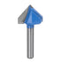 Router Bits 7/8" Dia 1/4" Shank 90 Degree V Type End Mill Carbide Tools for Woodworking, Carpentry, Engraving