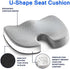 AK TRADING CO. 100% Tailbone Premium Comfort Seat Cushion - Non-Slip Orthopedic Memory Foam Coccyx Cushion for Pain