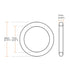 uxcell Silicone O-Rings, 20mm OD, 17mm ID, 1.5mm Width VMQ Seal Gasket for Compressor Valves, Pack of 10