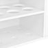 HBlife Wall Mount Acrylic Dry Erase Marker Holder, 10 Slots for Office, School, Home, White (Markers Not Included)