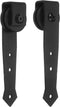 uxcell 2Pcs Sliding Barn Door Hardware Hanger, Mini Sliding Door Hardware for