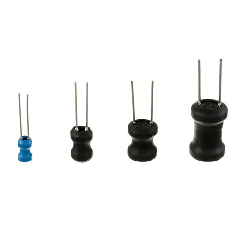 BOJACK 15 Values 160 Pcs Inductor - 10 uH to 20 mH DIP Radial Power Choke Inductors Assortment Kit