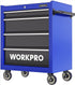 SYRATION 4" x1.25" 1000 lbs (4-Pack 3/8" Shopping Cart Wheel Dark Blue Polyurethane Stepped on Bore Beige Stepped Face