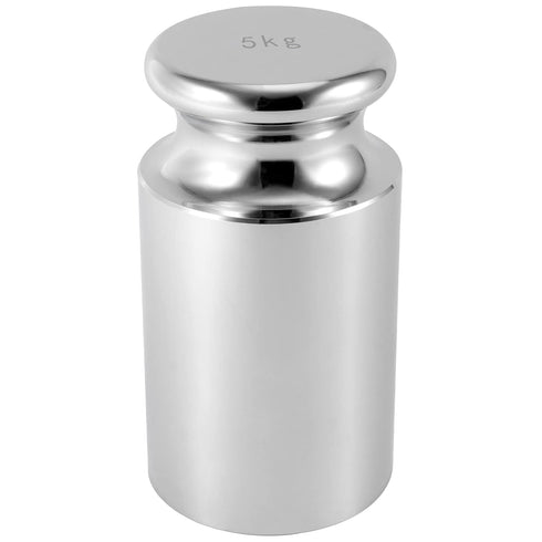 5kg Calibration Weight - Class M1 High Precision Grade 5000g Weigh Scales Calibration Weight with Chrome Finish