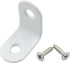 Bivethoi 20 25x25x16mm 90 Pcs L Shape Bracket, Stainless Steel White Shelf Brackets with Screws, Degree Corner Brace