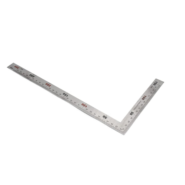 L Shaped Ruler 6" x 12" Metal 90 Degree Square Ruler for Carpenter Engineer - 300 x 150mm