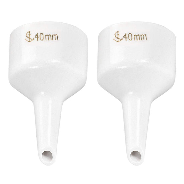 uxcell 2Pcs 40mm Porcelain Ceramic Filtration Filter for Laboratory